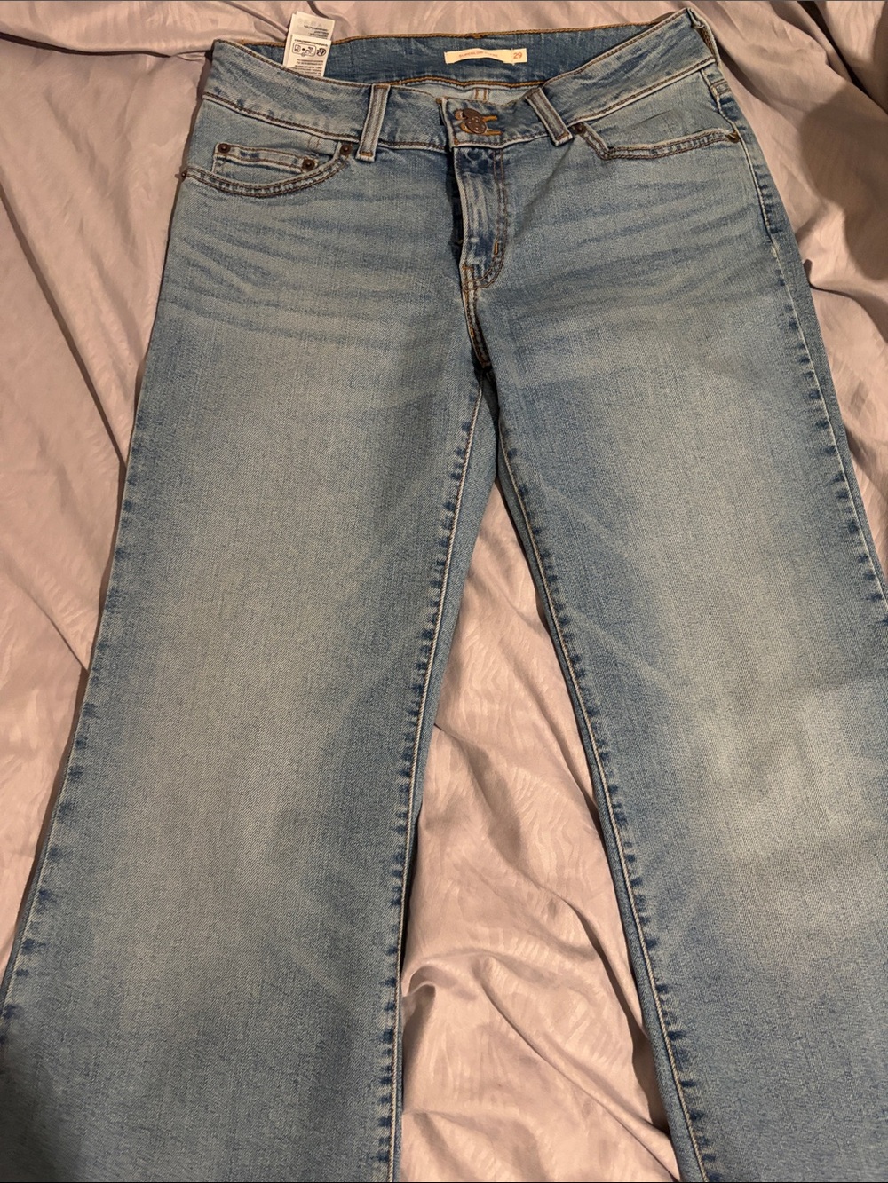 Levi's Light Blue Flare Jeans - Wide Leg